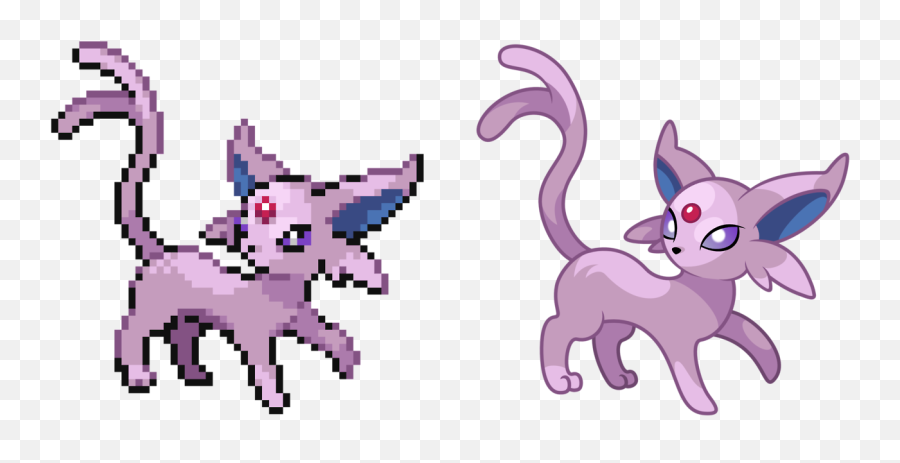 Rarely Used Art Blog Pokémon Sprite - Espeon Pixel Art Png,Espeon Png