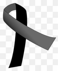 Skin Cancer Awareness Ribbon - Transparent png