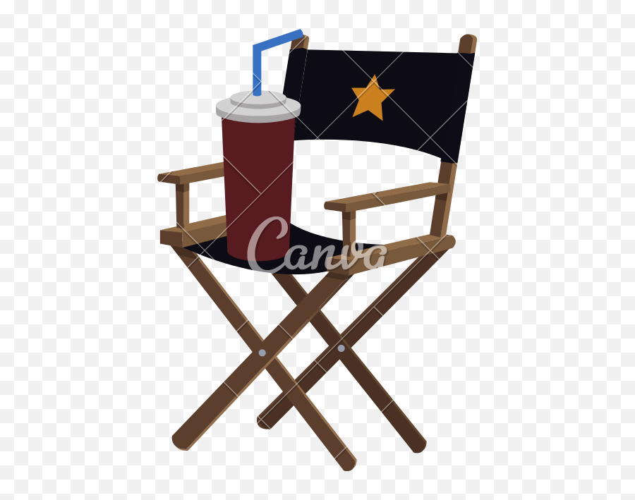 Director Chair Cinema Movie Icon - Supreme Director Chair Replica Png,Director Chair Png