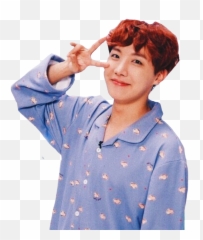 Hoseok Jhope Junghoseok Blue Pajamas - Png