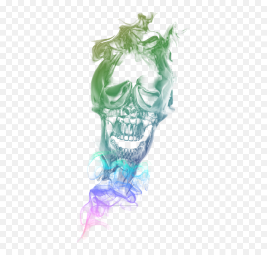 Calavera Smoke Humo Crane - Skull Image Png Transparent Background,Calavera Png