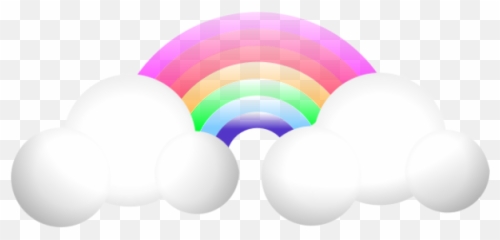 Download Cloud Rainbow Vector Clip Art - Circle png