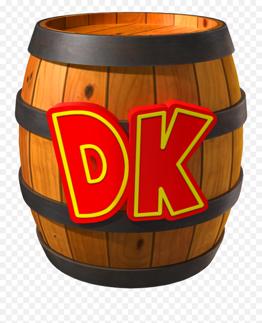 Dk Barrel - Donkey Kong Dk Barrel Png,Donkey Kong Png