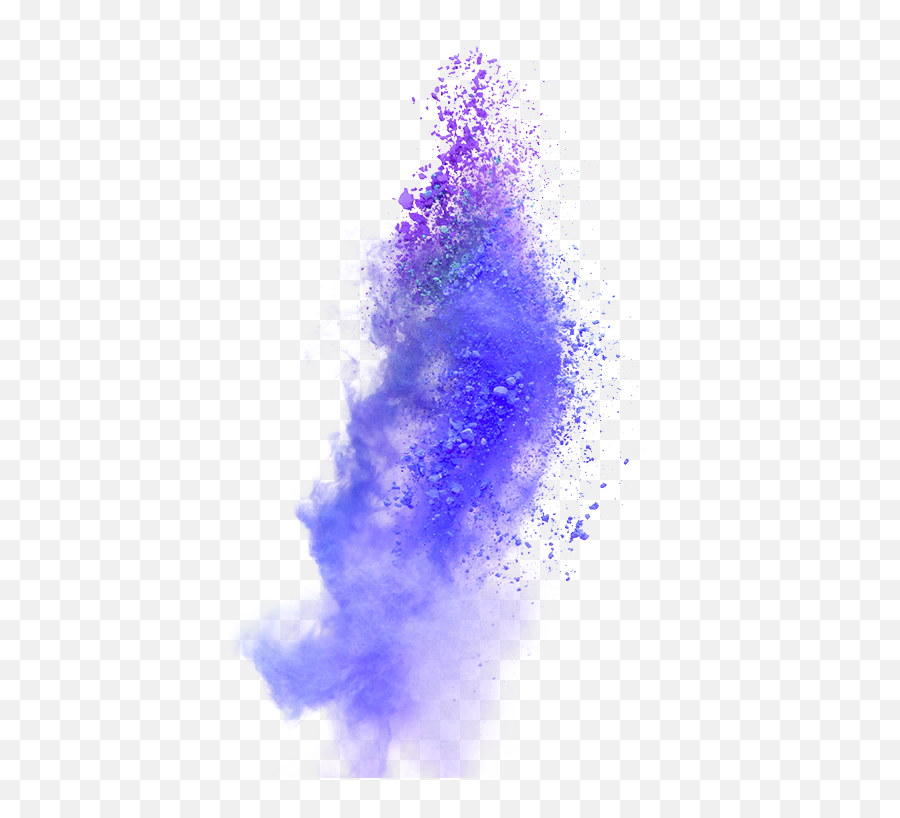 Ftestickers Blue Powder Explosion - Purple Powder Explosion Png,Blue Explosion Png