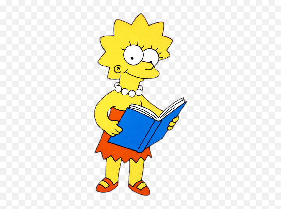 Lisa Simpson Reading Transparent Png - Lisa Simpson,Lisa Png