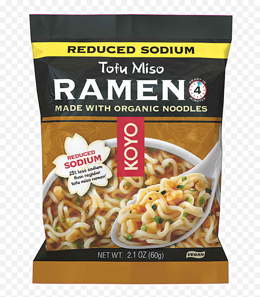 Koyo Reduced Sodium Tofu And Miso Ramen 2 Oz - Koyo Ramen Tofu Miso Png,Ramen Png