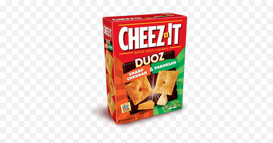 Cheez - Cheez It Duoz Sharp Cheddar And Parmesan Png,Cheez It Png