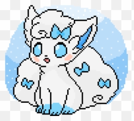 Pixilart - Alolan Vulpix By Uravity Fictional Character Png,Vulpix Transparent