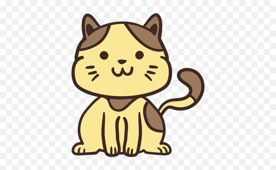 Cute Cat Animal - Gato Animal Dibujo Png,Cute Cat Transparent