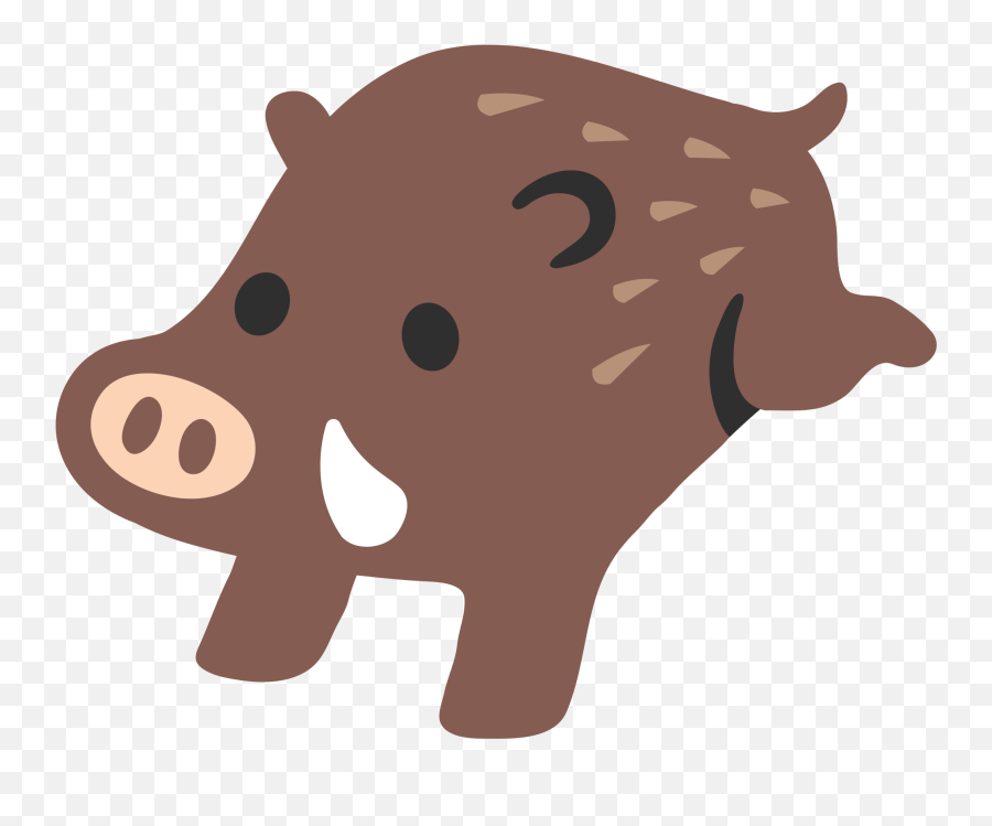 Pig Emoji Png - Android Boar Emoji,Pig Emoji Png