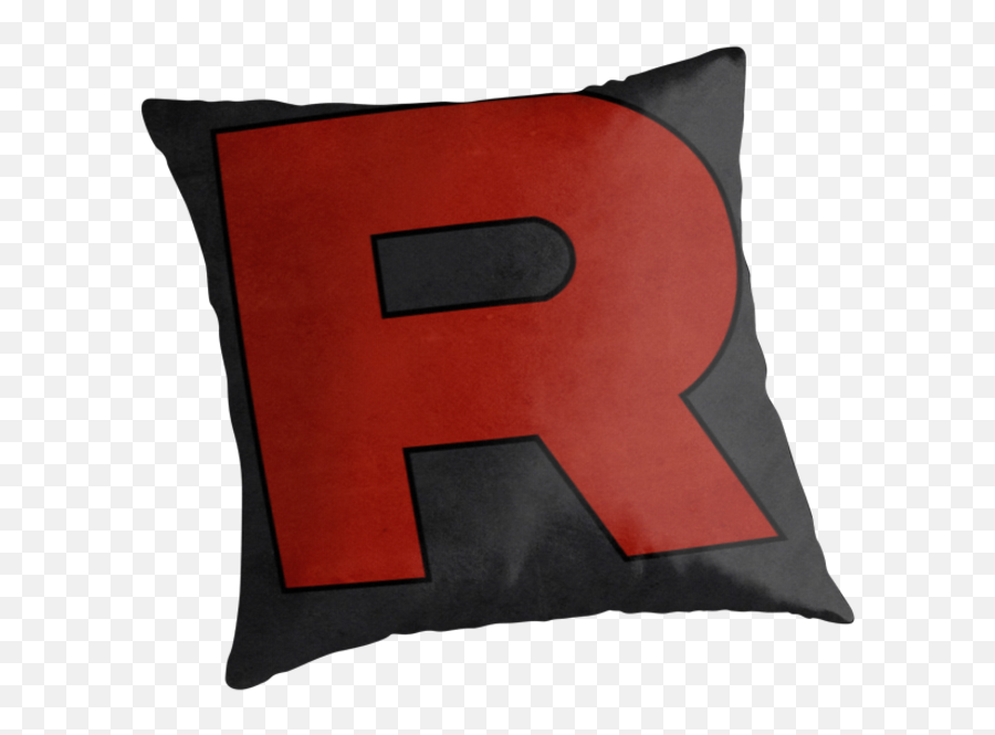 Download Team Rocket Logo Design Poster - Pillow Heart No Background Png,Team Rocket Logo Png