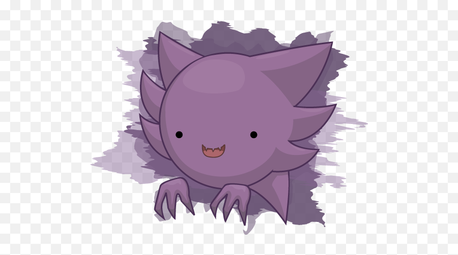 Pokemon Haunter Kawaii Cute Sticker - Pokemon Cute Haunter Png,Haunter Png