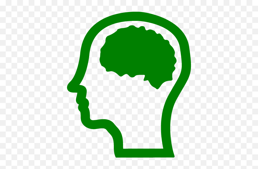 Green Brain 3 Icon - Green Brain Png,Brain Icon Transparent