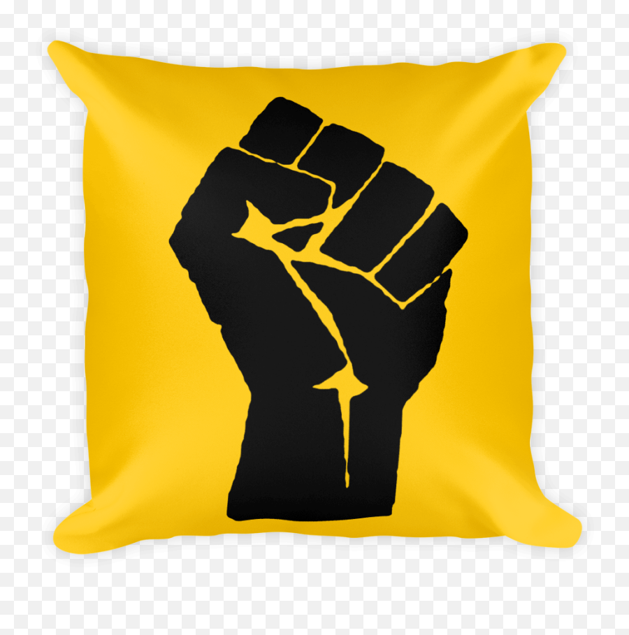 Black Power Png Image With No - Black Lives Matter Hands Art,Yellow Square Png