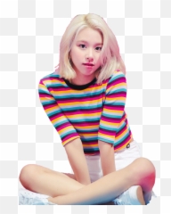 Chaeyoung Twice Sticker By - Sitting Png,Twice Transparent