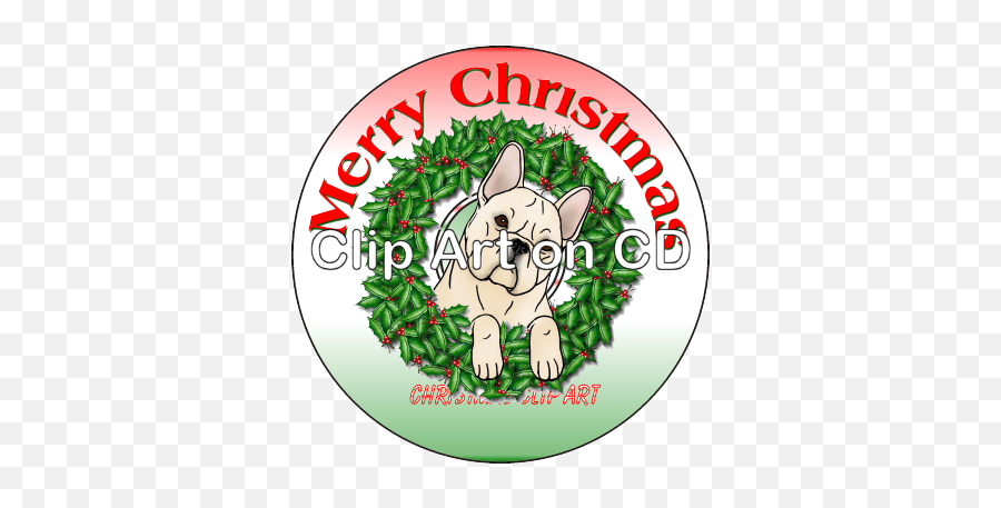 Clip Art - French Bulldog Christmas Clipart U2014 Argostar Dog Art Png,French Bulldog Png