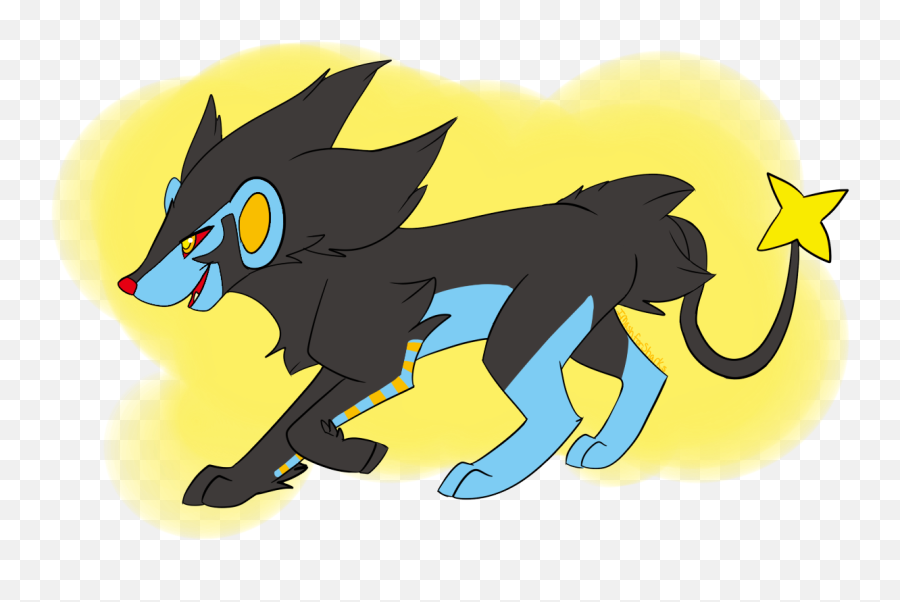 Luxray By Imoshforsharksart - Fur Affinity Dot Net Mythical Creature Png,Luxray Png