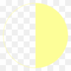 Moon Appears As Half - Dot png