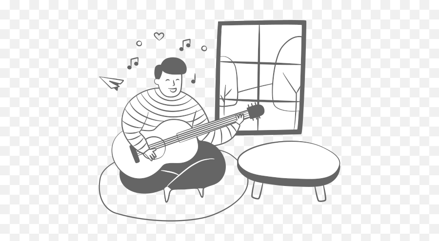 Playing Music Free Icon Of - Stool Png,Playing Icon