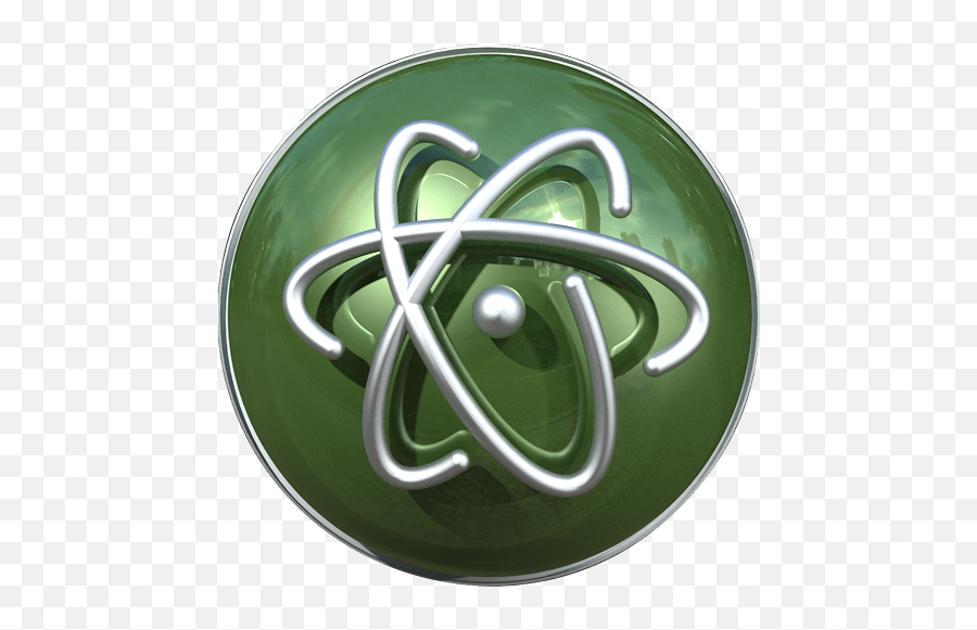 New Atom Logo And Icon - Solid Png,Atom Yosemite Icon