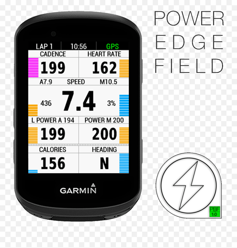 Power Edge Field Cl Garmin Connect Iq - Garmin Edge Power App Png,Change In Velocity Icon
