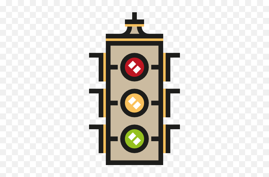 Road Sign Buildings Stop Signal Architecture And City - Traffic Light Png,Stop Light Icon