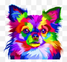 App Insights Pixel Art Color By Number Apptopia - Colorful Chihuahua Painting png