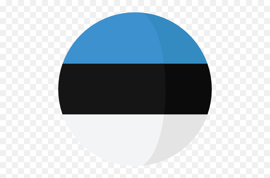 Estonia - Free Flags Icons Estonia Round Flag Png,Round Flag Icon
