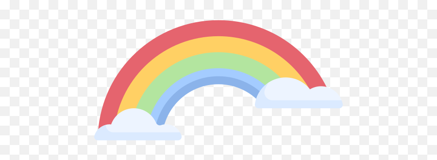 Rainbow - Free Nature Icons Vibrant Icon Png,Rainbow Icon