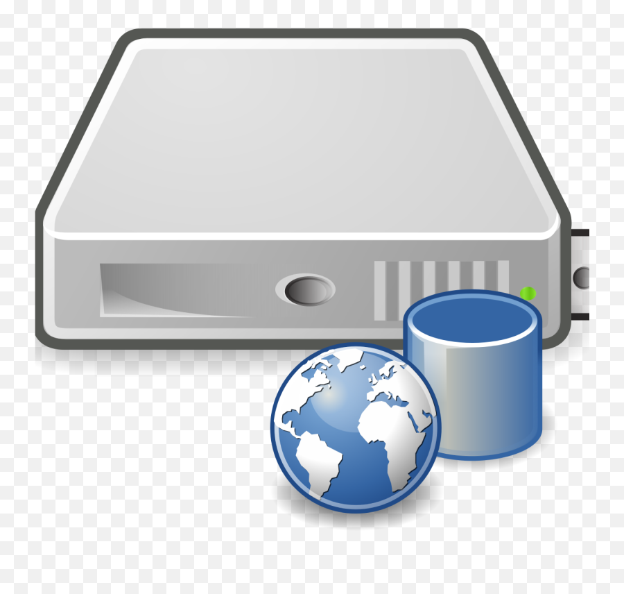 Fileserver - Webdatabasesvg Wikimedia Commons Web And Database Server Icon Png,Web Servers Icon