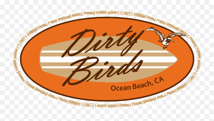 Ocean Beach U2014 Dirty Birds Bar And Grill - Illustration Png,Seagull Png