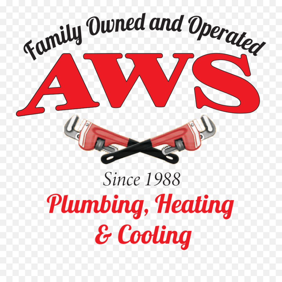 Queens Plumbing U0026 Hvac Aws Heating Cooling - Poster Png,Aws Logo Transparent