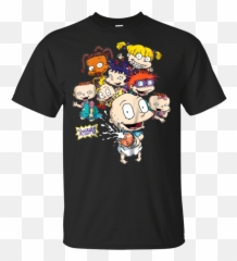Details About Rugrats Tommy Squirting Milk T - Shirt Blacknavy For Menwomen Thank A Trucker T Shirt Png,Rugrats Png