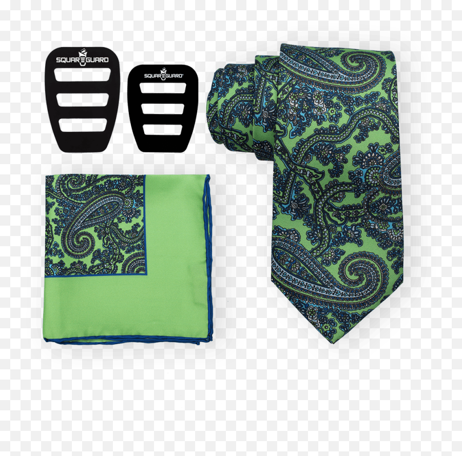 Paisley Jade Tie Set - Portable Network Graphics Png,Paisley Png