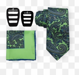 Paisley Jade Tie Set - Portable Network Graphics Png,Paisley Png