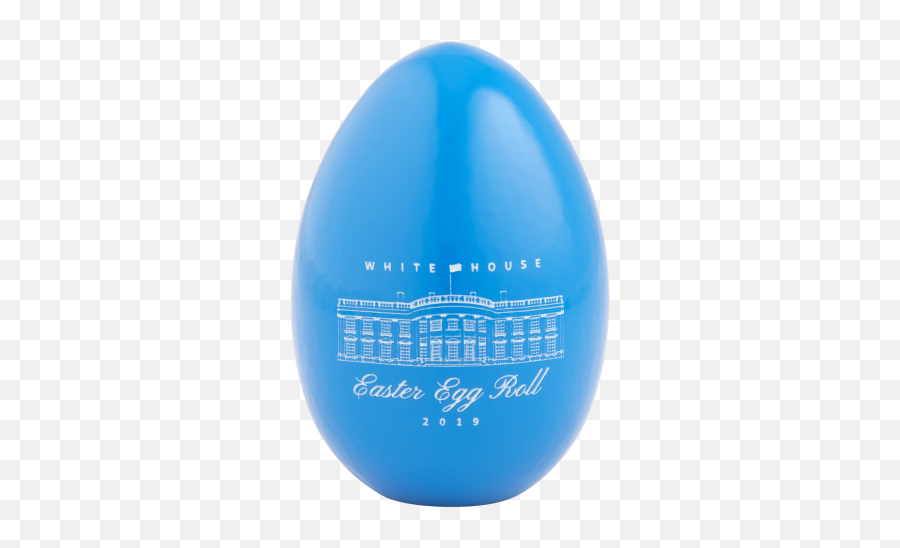 Official 2019 Blue White House Easter Egg Png Transparent