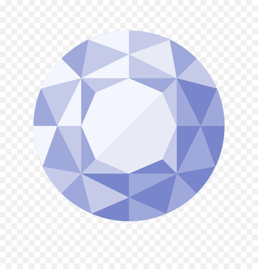 Diamond Icon - Round Diamond Vector Png,Diamond Pattern Png