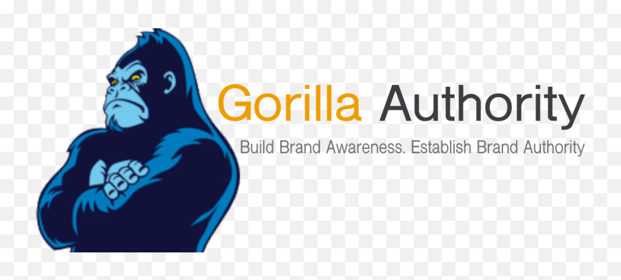 Build Brand Awareness Establish Authority Gorilla - Graphic Design Png,Gorilla Logo