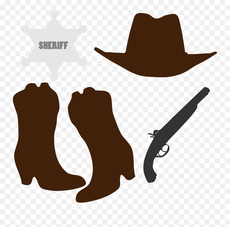 Sheriff Cowboy Hat Transparent U0026 Png Clipart Free Download - Ywd Clip Art Free Cowboy Boot,Cowboy Hat Clipart Png