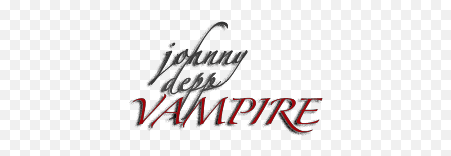 Johnny Depp Vampire Jdeppvampire Twitter - Calligraphy Png,Johnny Depp Png