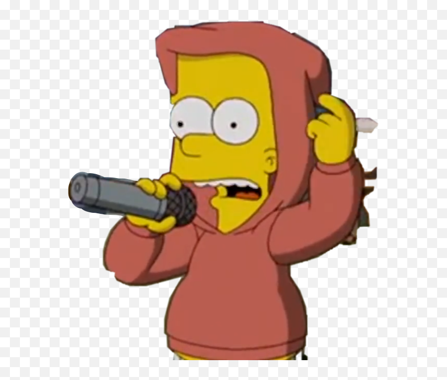 Bart Simpson Rap Asthetic Stock Freetoedit - Simpsons Rap Png,Bart Simpson Transparent