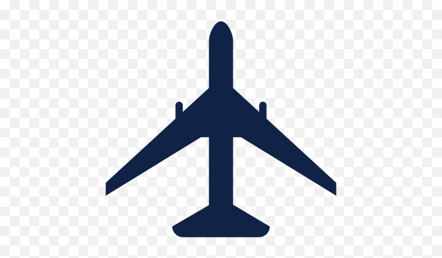 Boeing 777 Airplane Top View Silhouette - Plane Clip Art Black And White Png,Boeing Png