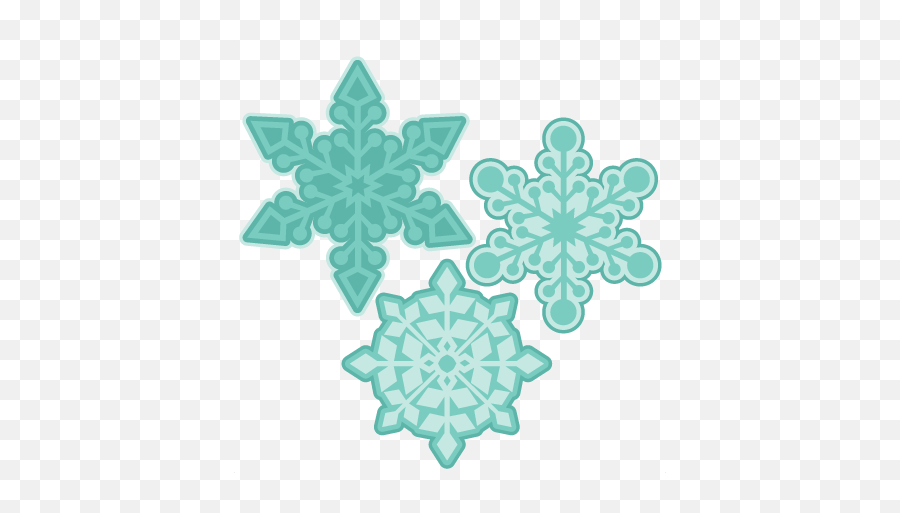 Pin - Cute Snowflake Winter Clipart Png,Snowflakes Clipart Transparent Background