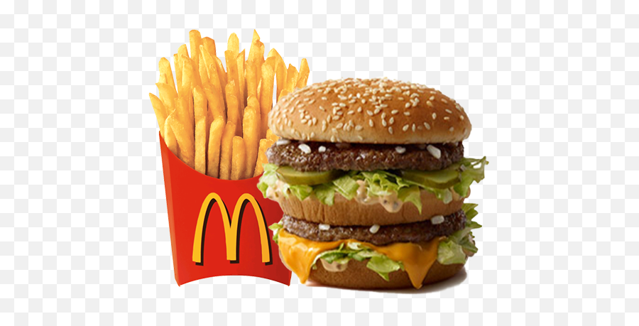 Big Mac Meal - Mcdonalds Large Fries And Big Mac Png,Big Mac Png