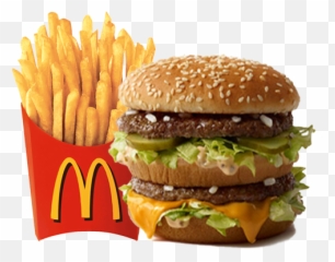 Big Mac Meal - Mcdonalds Large Fries And Big Mac Png,Big Mac Png