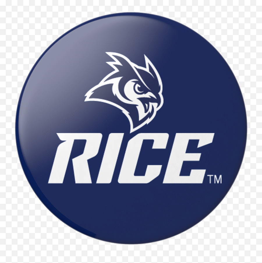 Popsockets Popgrip Rice Logo Swappable Phone Grip - Logo Rice Football Png,Telephone Logo