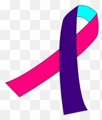 Download Pink Cancer Ribbon Png Jpg Royalty Free Library - Modern Thyroid