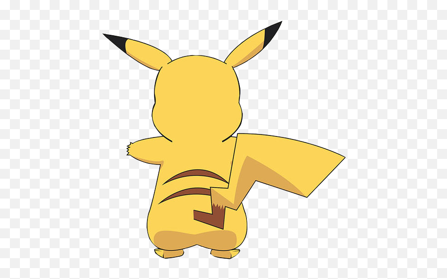 Download This - Back Of Pikachu Full Size Png Image Pngkit Back Pikachu Png,Picachu Png