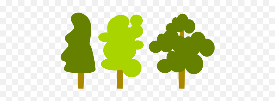 Download Flat Tree Vector Png Image - Flat Tree Vector Png,Tree Vector Png