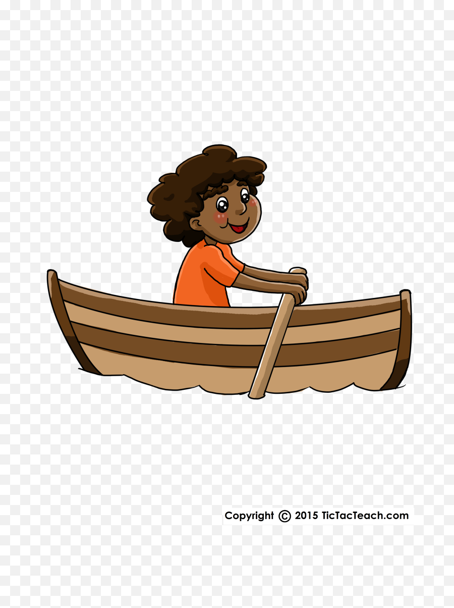 Download Hd Row Your Boat - Row Boat Clipart Png,Canoe Png